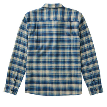 Roark Crossroads Flannel Shirt - Deep Blue