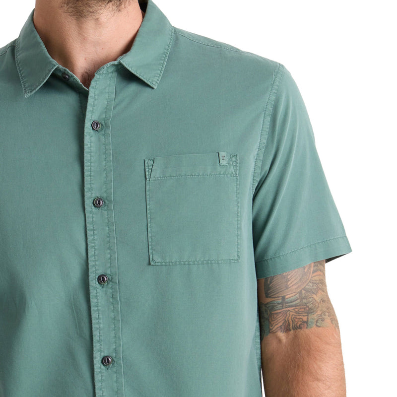 Roark Made To Fade Shirt - Washed Slate Green