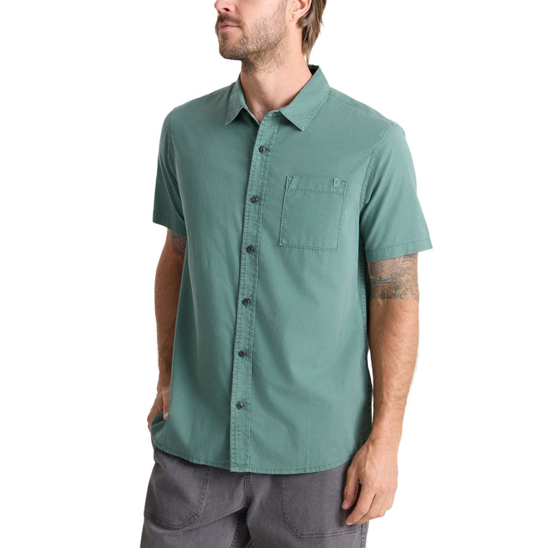 Roark Made To Fade Shirt - Washed Slate Green