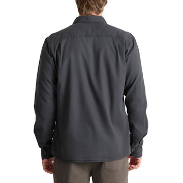 Roark Made To Fade Long Sleeve Shirt - Washed Charcoal