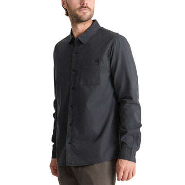 Roark Made To Fade Long Sleeve Shirt - Washed Charcoal
