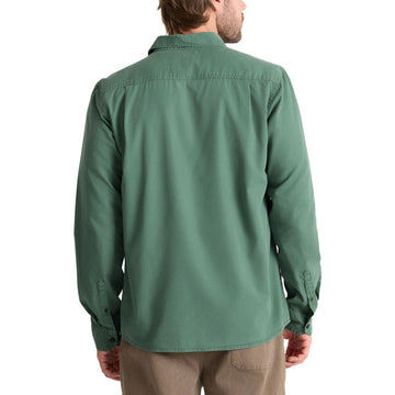 Roark Made To Fade Long Sleeve Shirt - Washed Slate Green