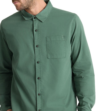 Roark Made To Fade Long Sleeve Shirt - Washed Slate Green