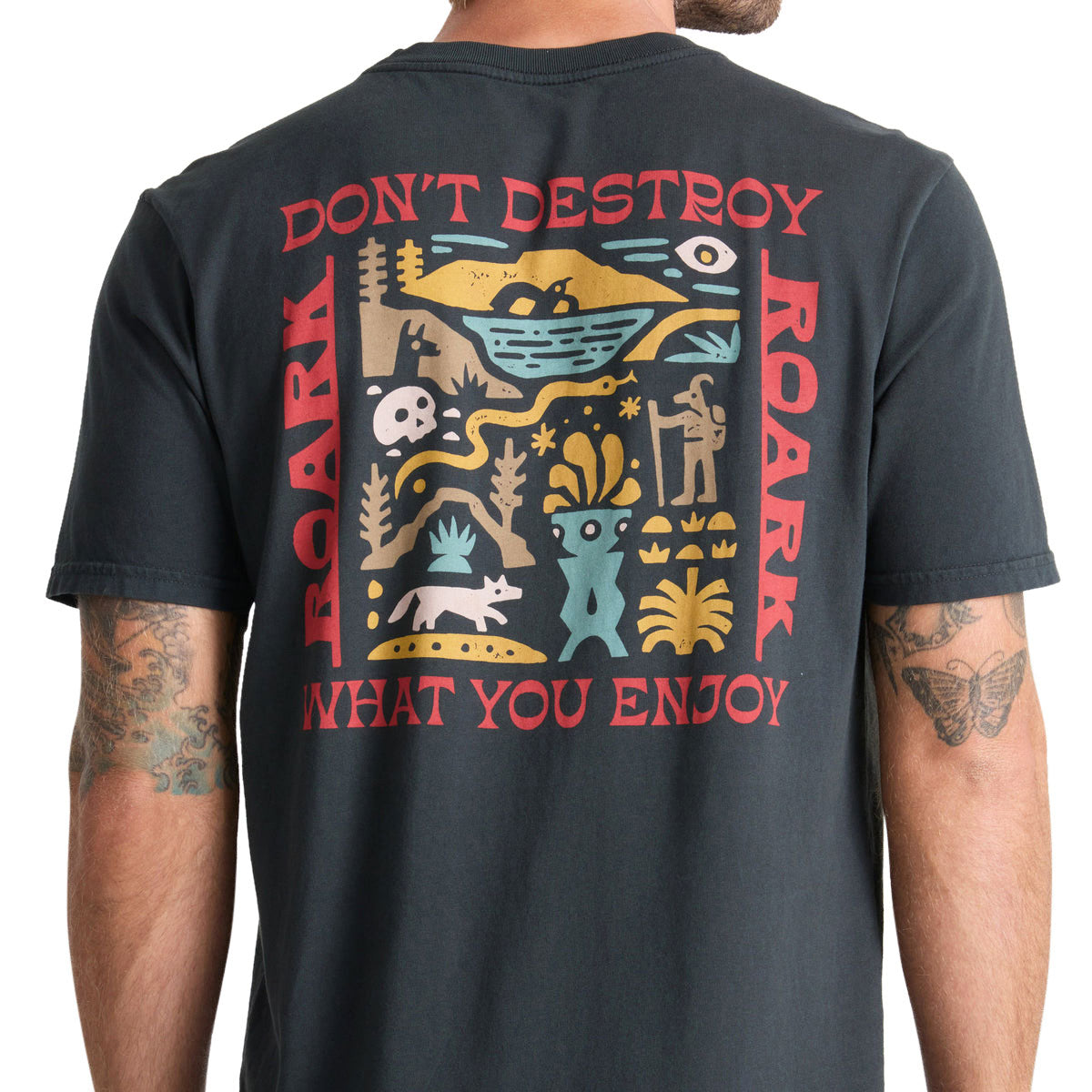 Roark Enjoy T-Shirt - Black image 6