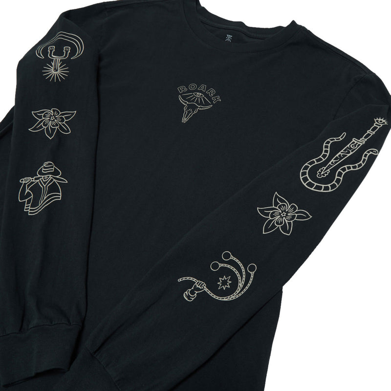 Roark Icons Long Sleeve T-Shirt - Black