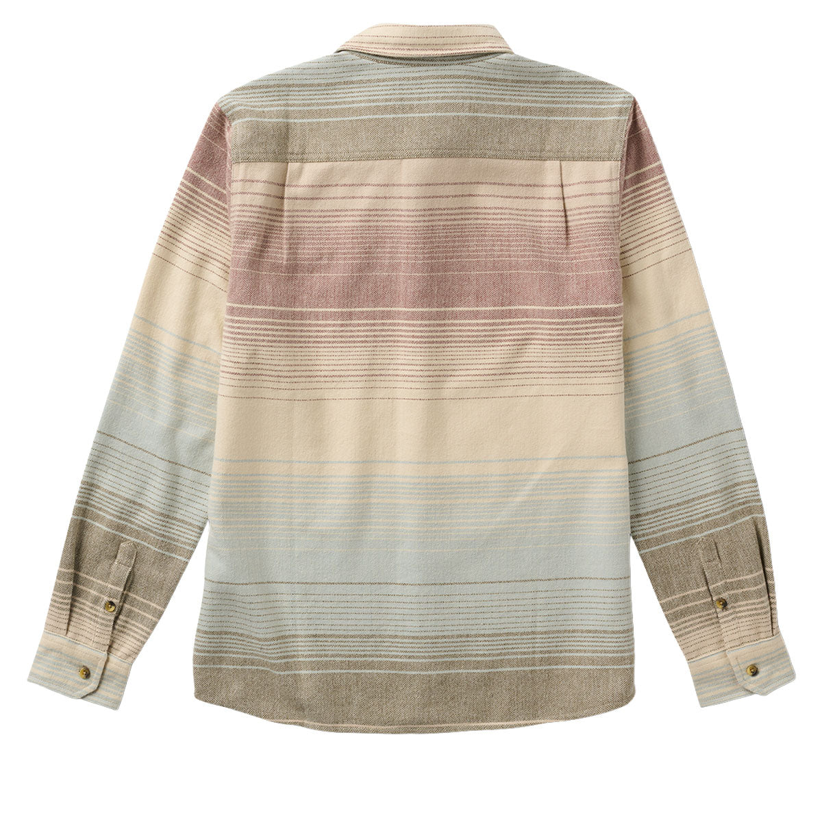 Roark Crossroads Flannel Shirt - Fossil Stripe image 6