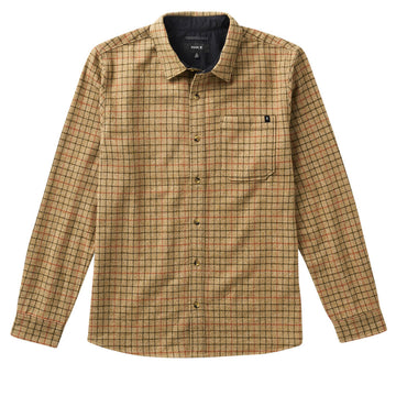 Roark Crossroads Flannel Shirt - Khaki