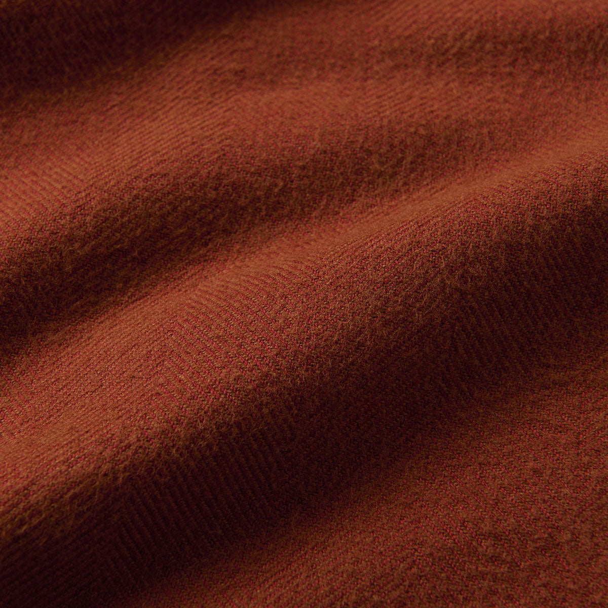 Roark Crossroads Flannel Shirt - Red Clay Herringbone image 3