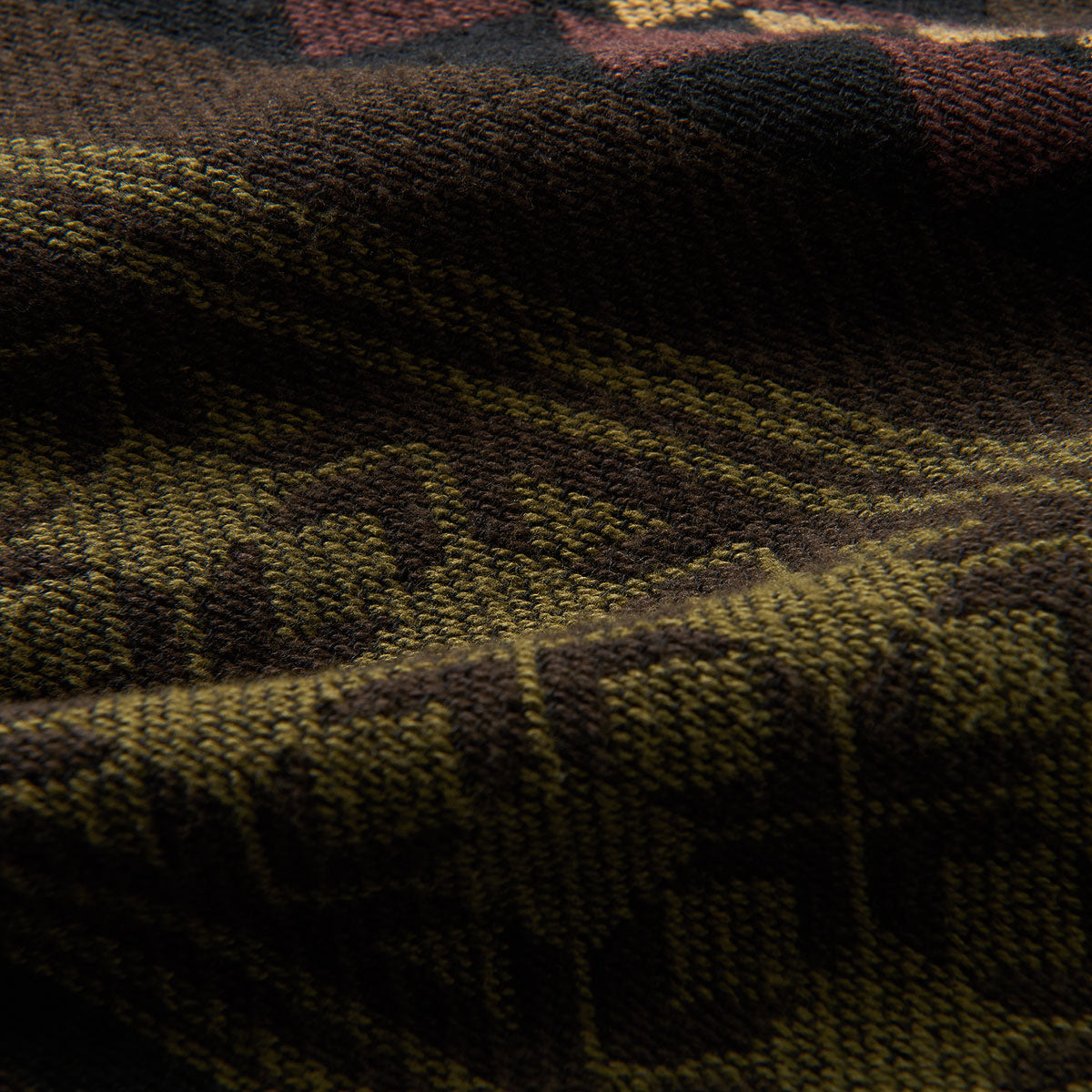Roark Nordsman Jacquard Long Sleeve Shirt - Dark Military image 6