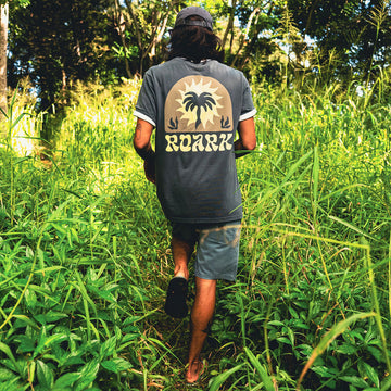 Roark Palm T-Shirt - Charcoal