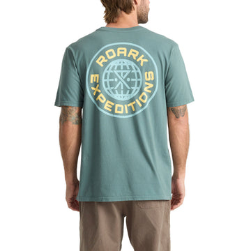 Roark Goin Global T-Shirt - Slate Green