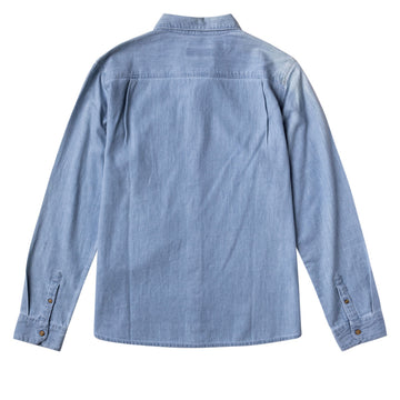Roark Scholar Long Sleeve Woven Shirt - Bleached