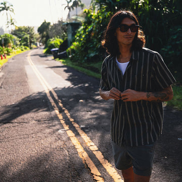 Roark Crosswinds Woven Shirt - Onyx