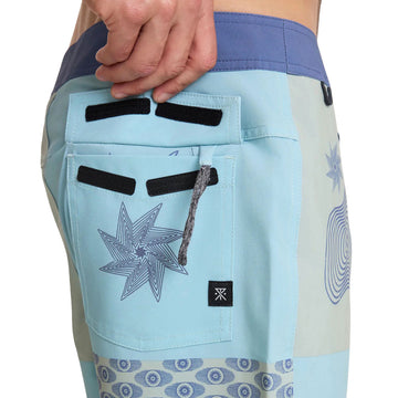 Roark Passage Boardshorts - Hazy Blue