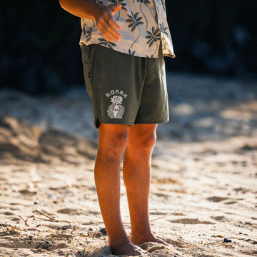 Roark Chiller Scallop Boardshorts - Military