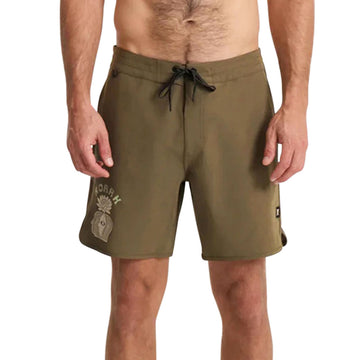 Roark Chiller Scallop Boardshorts - Military