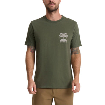 Roark Moto Palm T-Shirt - Military
