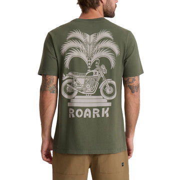 Roark Moto Palm T-Shirt - Military