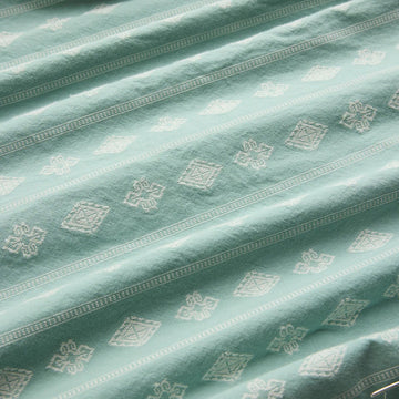 Roark Gonzo Woven Shirt - Hazy Blue Jacquard
