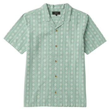 Roark Gonzo Woven Shirt - Hazy Blue Jacquard
