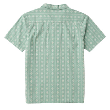 Roark Gonzo Woven Shirt - Hazy Blue Jacquard