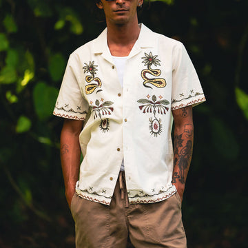 Roark Gonzo Woven Shirt - Unbleached