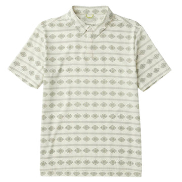 Roark Bless Up Polo Shirt - Unbleached