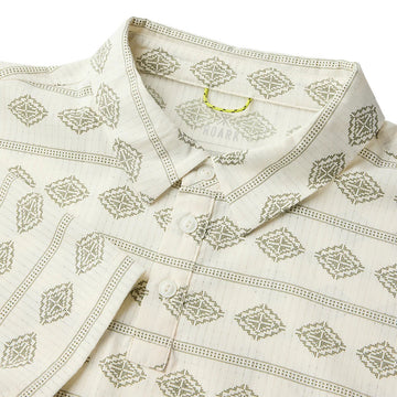 Roark Bless Up Polo Shirt - Unbleached