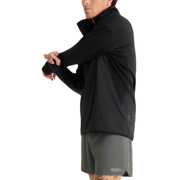 Roark Grid Lock Fleece Hoodie - Black