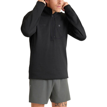 Roark Grid Lock Fleece Hoodie - Black