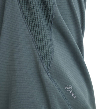 Roark Grid Lock Fleece Hoodie - Dusty Turquoise