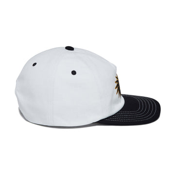 Roark Journey Snapback Hat - White/Black