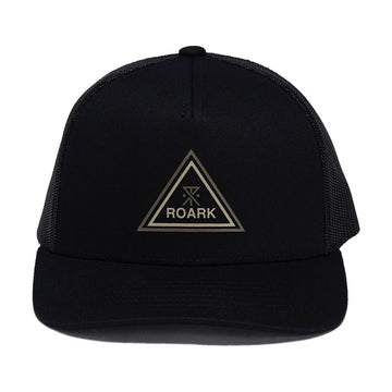 Roark Station Trucker Tricamp Hat - Black