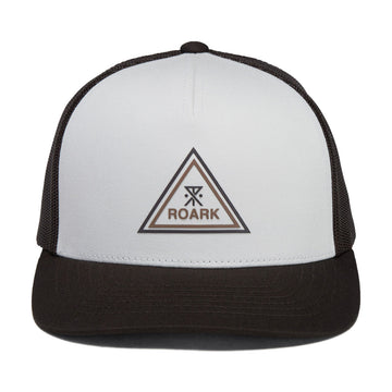 Roark Station Trucker Tricamp Hat - Dark Brown