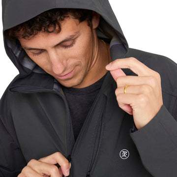 Roark Shield Rain Jacket - Onyx