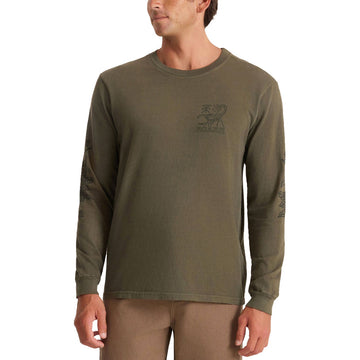 Roark Reading Ritual Long Sleeve T-Shirt - Military