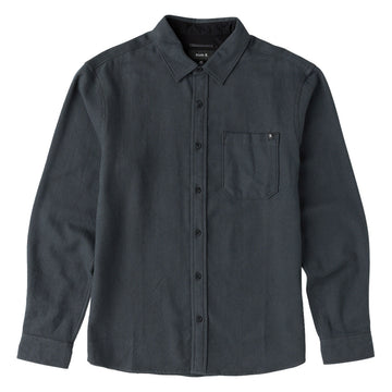 Roark Crossroads Flannel Shirt - Dark Charcoal