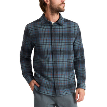 Roark Crossroads Flannel Shirt - Dark Slate