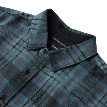 Roark Crossroads Flannel Shirt - Dark Slate