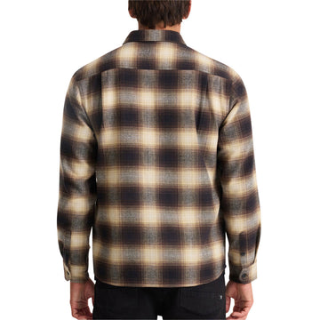 Roark Crossroads Flannel Shirt - Faded Brown