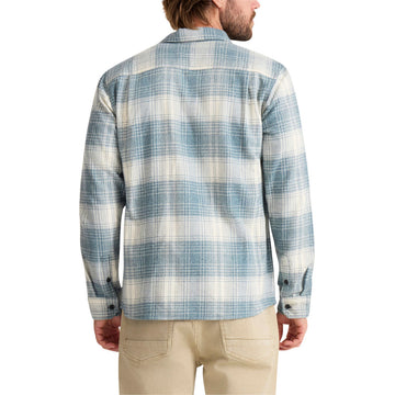 Roark Crossroads Flannel Shirt - Hazy Blue