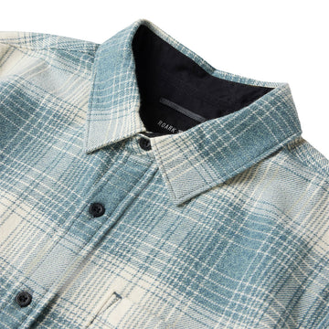 Roark Crossroads Flannel Shirt - Hazy Blue
