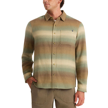 Roark Crossroads Flannel Shirt - Sand