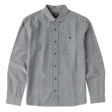 Roark Scholar Long Sleeve Woven Shirt - Indigo