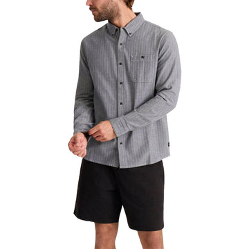 Roark Scholar Long Sleeve Woven Shirt - Indigo