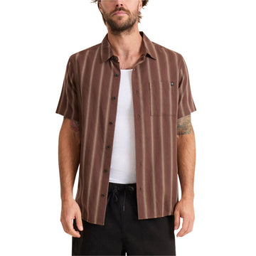 Roark Crosswinds Woven Shirt - Coco Bean