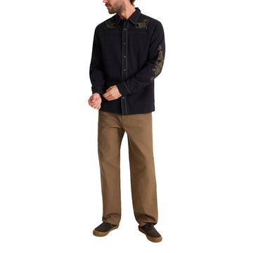 Roark Ritual Range Long Sleeve Shirt - Black