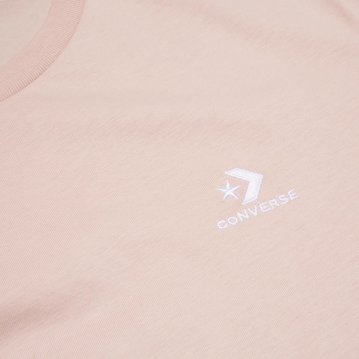 Converse Go-to Embroidered Star Chevron T-Shirt - Pink Sage image 2