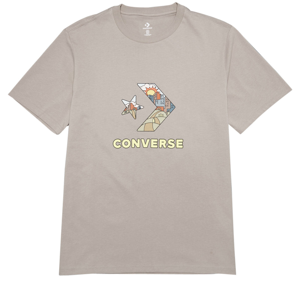 Converse Star Chevron Fill T-Shirt - Wonder Stone image 1