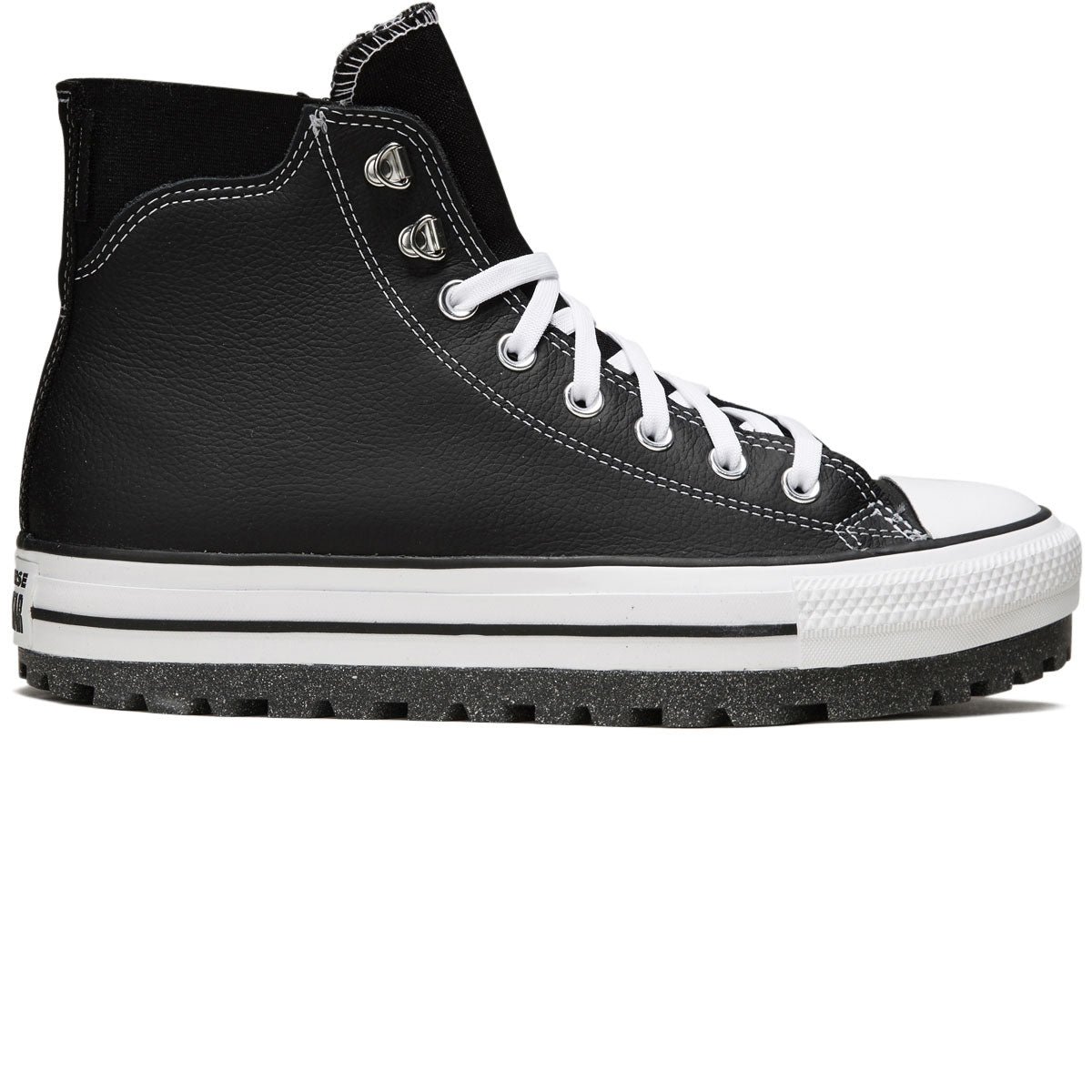 Converse Ctas City Trek Wp Hi Shoes - Black/White/Silver image 1